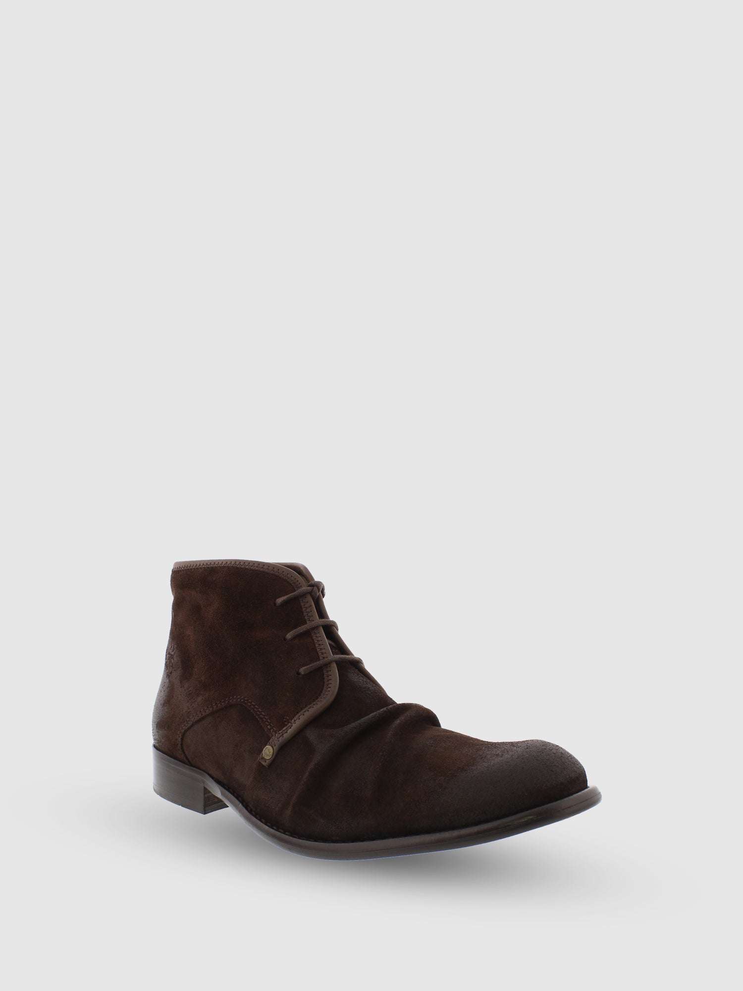 Fly London Botins com Atacadores em Castanho Chocolate